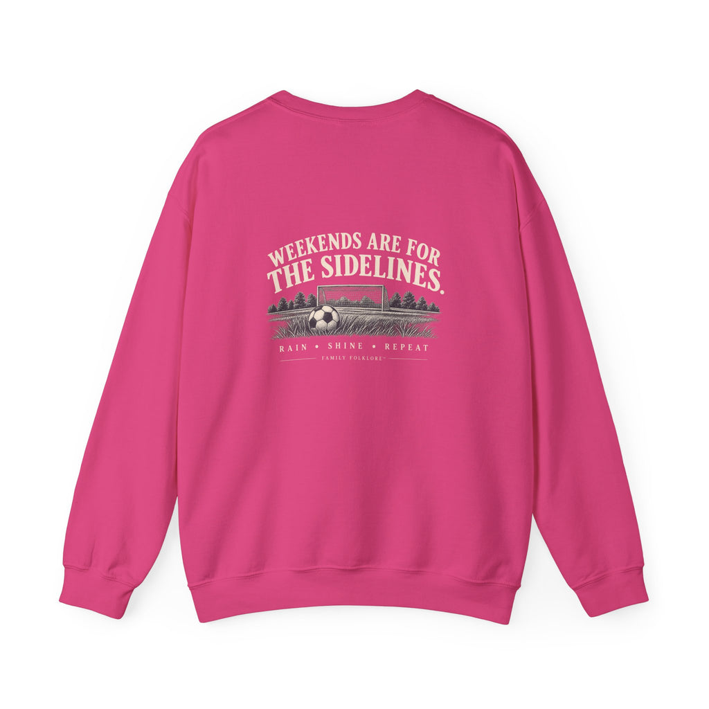 Weekends Are for the Sidelines Soccer Sweatshirt | Vintage Soccer Family Crewneck