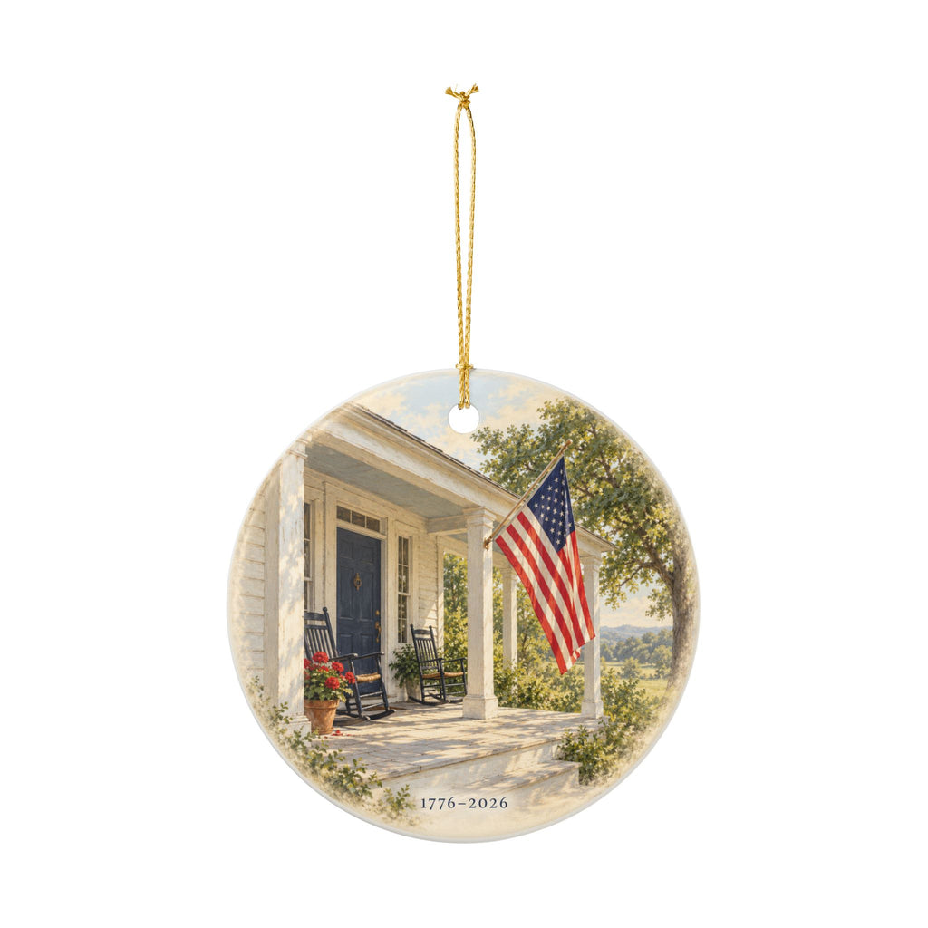 America’s 250th Anniversary Ornament | Heritage Flag | 1776–2026