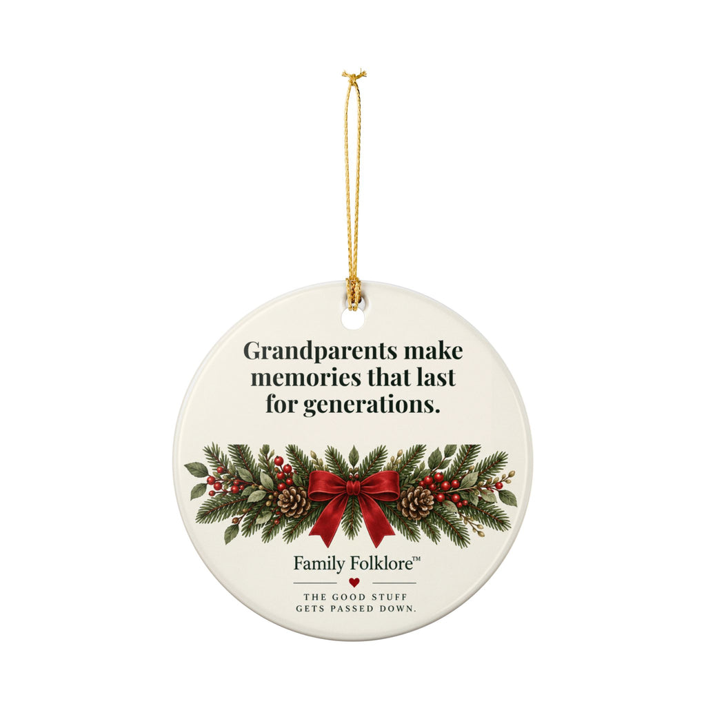 Personalized Grandparents Christmas Ornament — Grandchildren Names