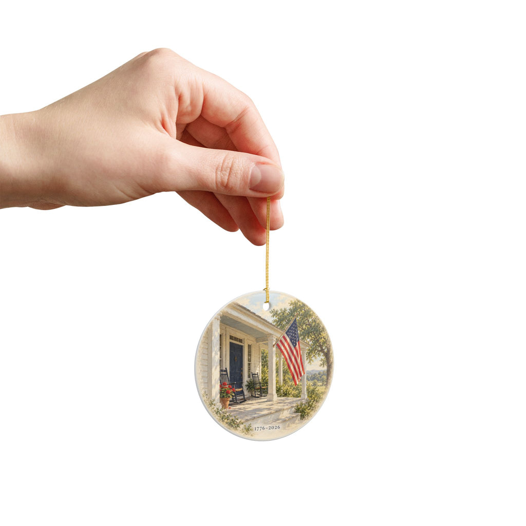 America’s 250th Anniversary Ornament | Heritage Flag | 1776–2026