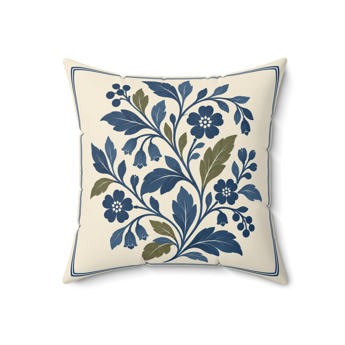 Gathered at Home — Botanical Pillow with Insert | 18 × 18