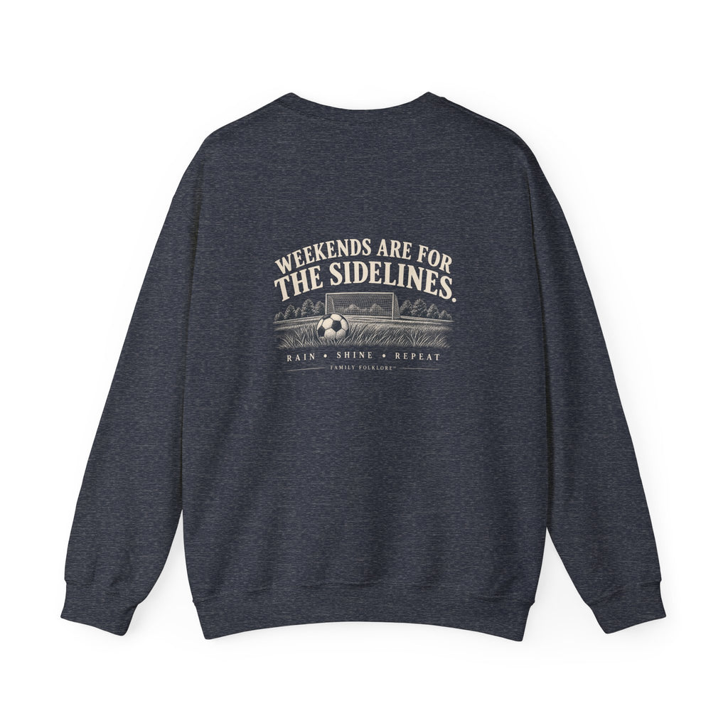 Weekends Are for the Sidelines Soccer Sweatshirt | Vintage Soccer Family Crewneck