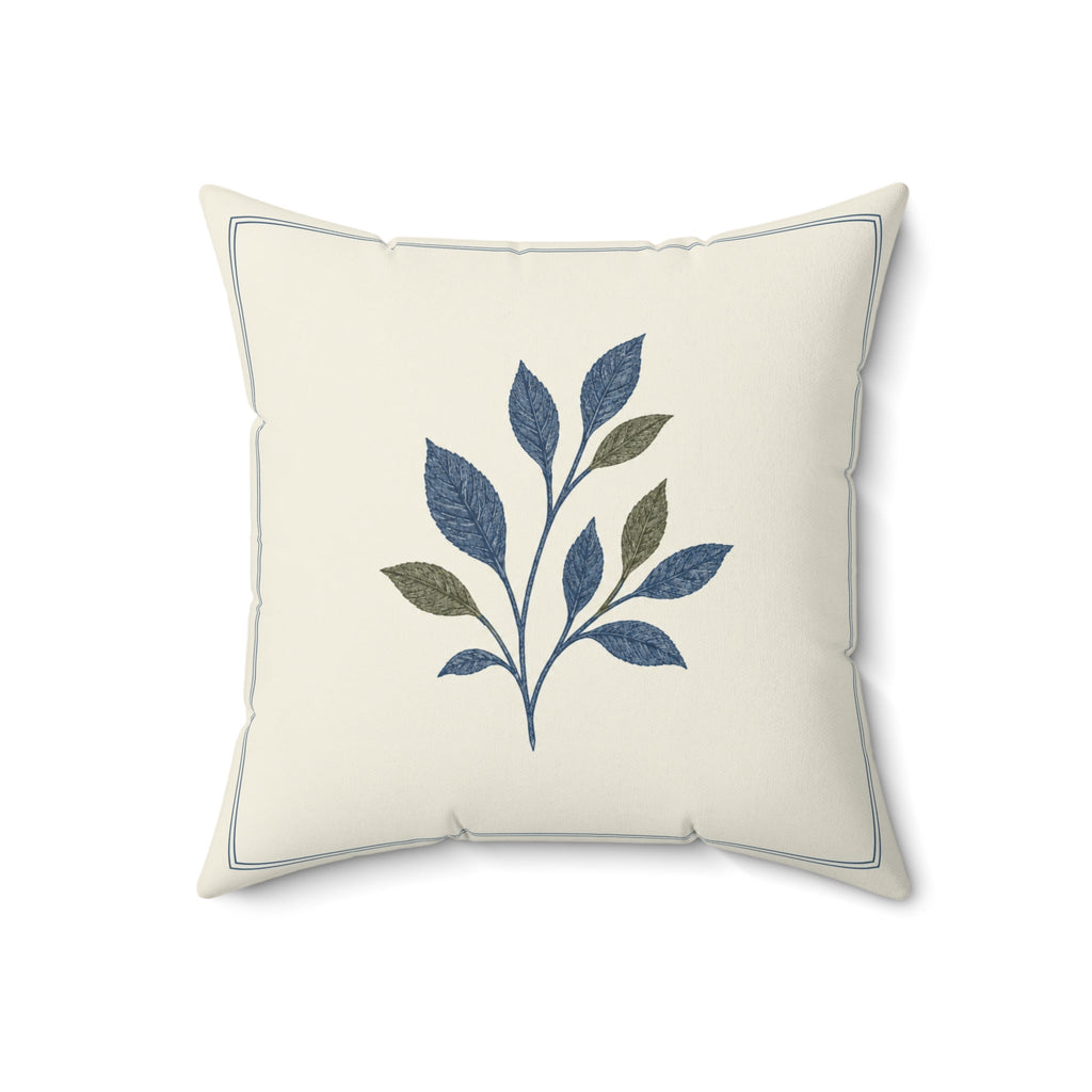 Gathered at Home — Leafy Pillow with Insert | 18 × 18