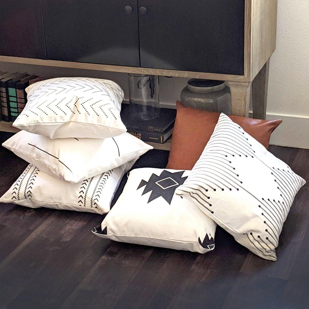 Farmhouse Pillow Collection — Amber & Neutral Sets