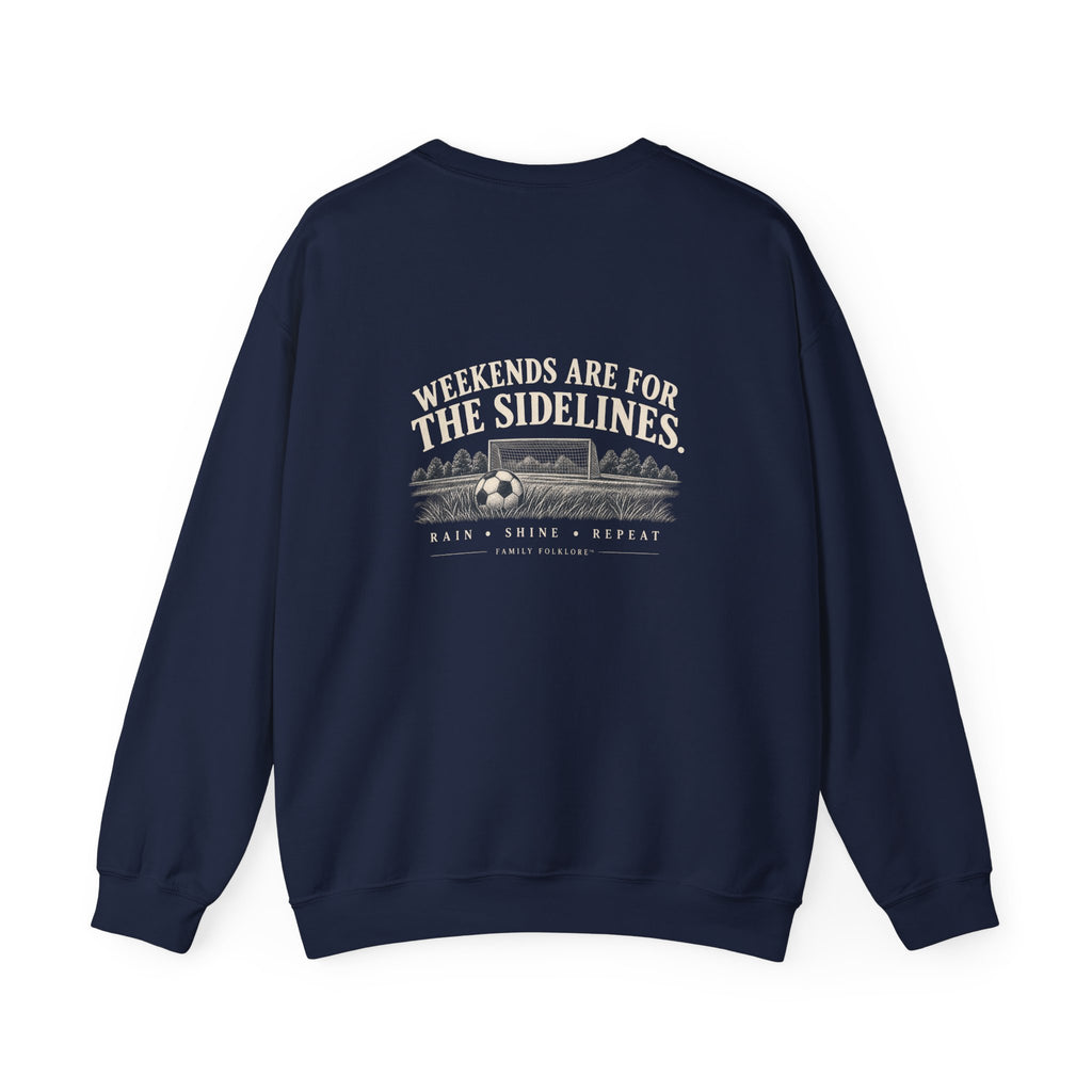 Weekends Are for the Sidelines Soccer Sweatshirt | Vintage Soccer Family Crewneck