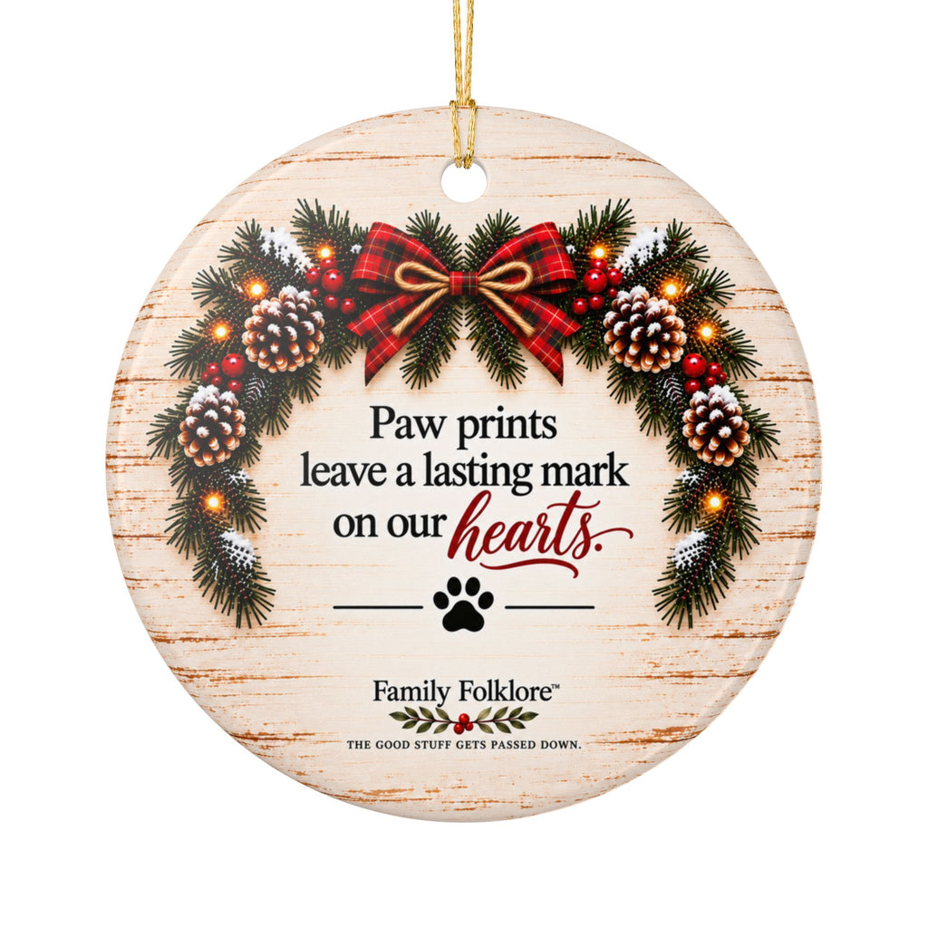Personalized Pet Photo Christmas Ornament — Dog or Cat