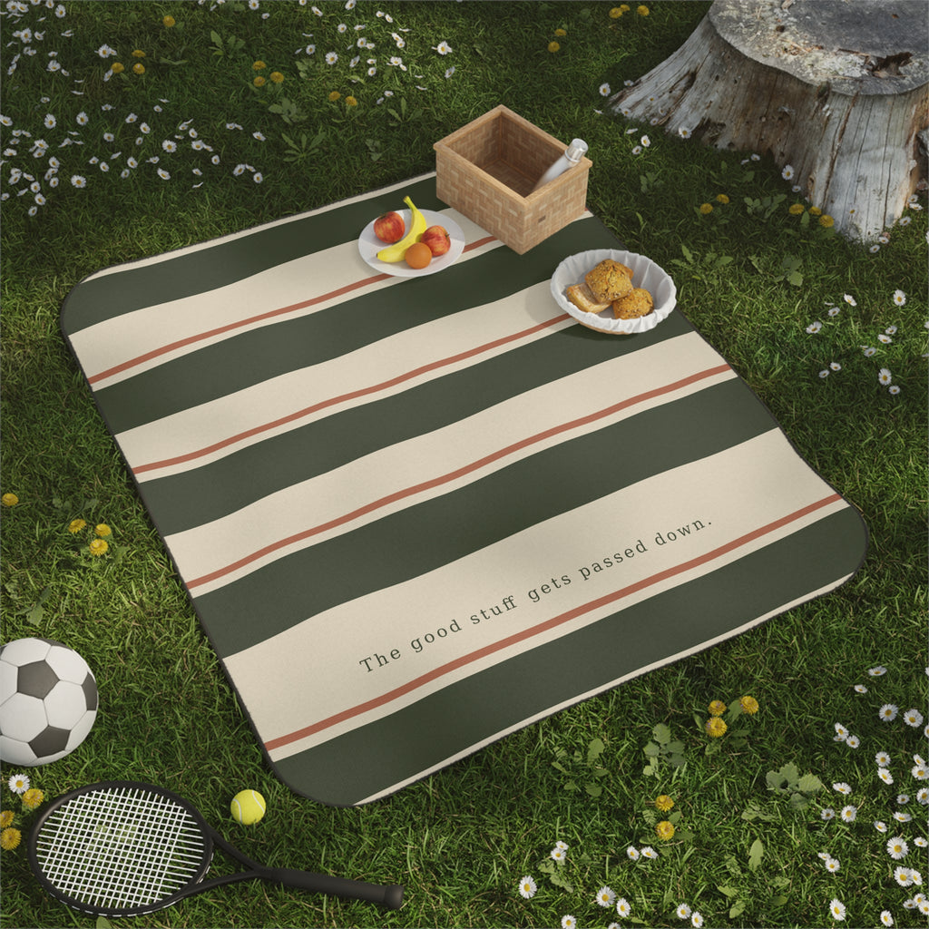 Heritage Stripe Picnic Blanket