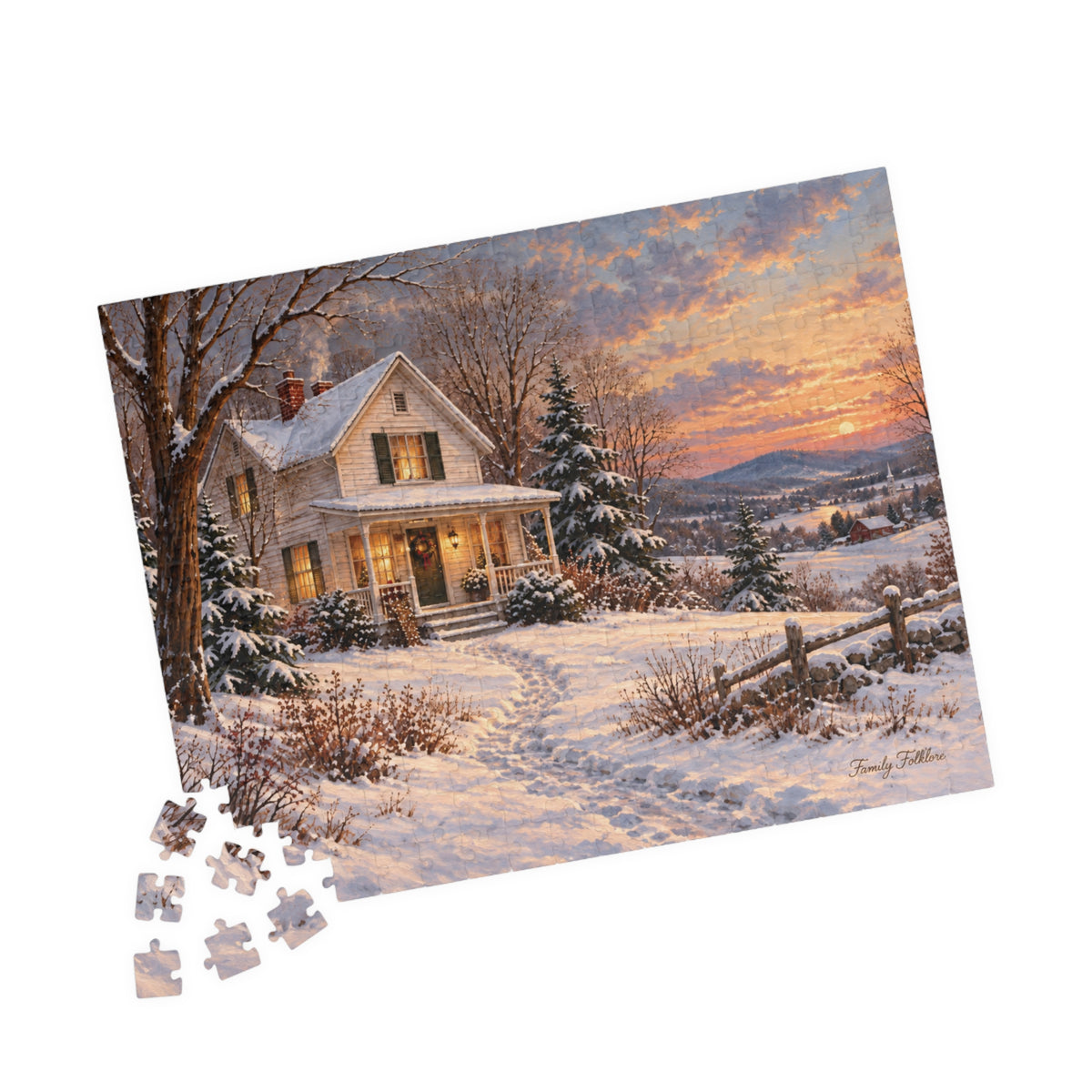 Christmas at Home — Family Folklore Puzzle | 252 Pieces