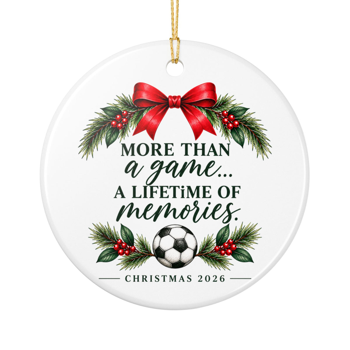 Sports Family Christmas Ornament — Five Sports