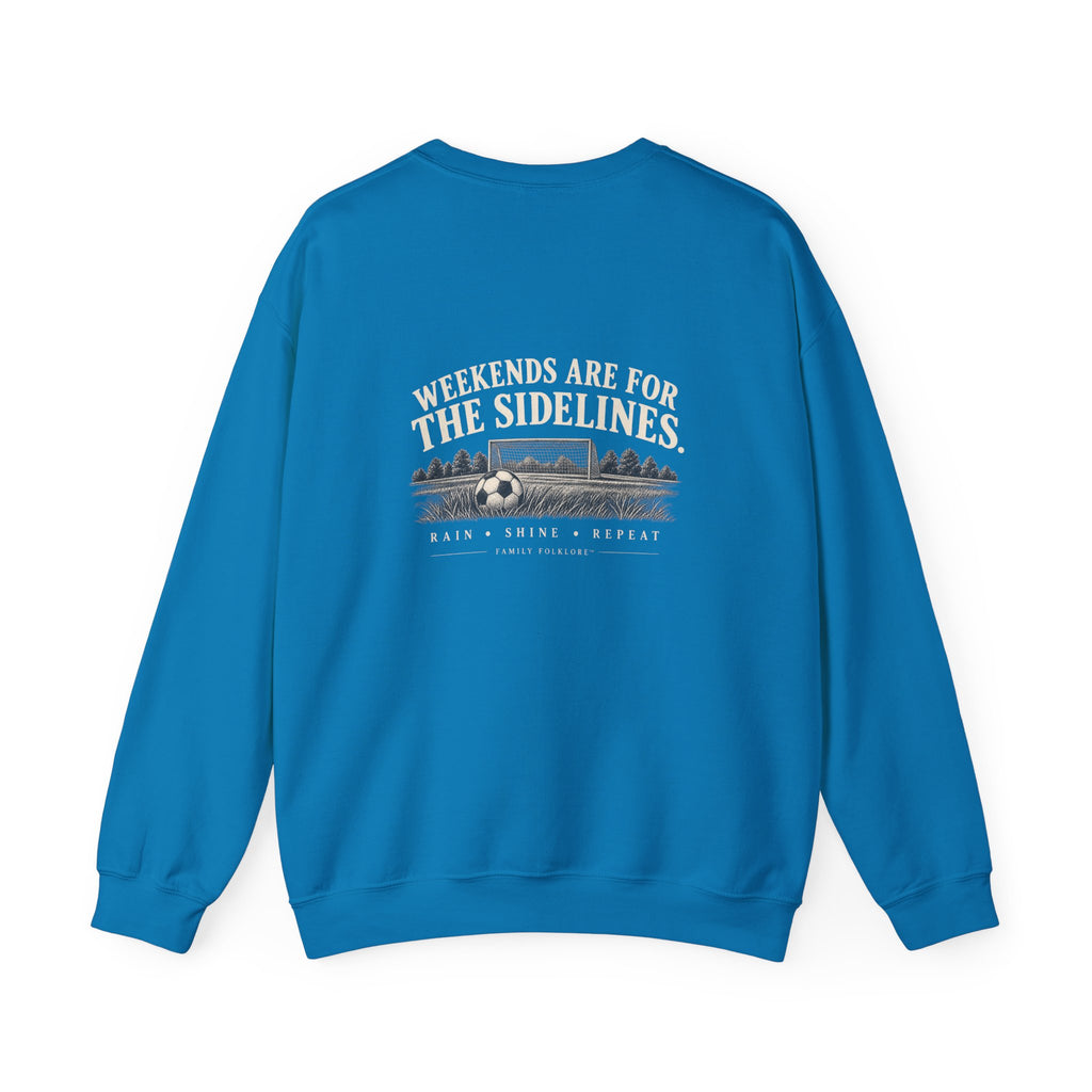 Weekends Are for the Sidelines Soccer Sweatshirt | Vintage Soccer Family Crewneck