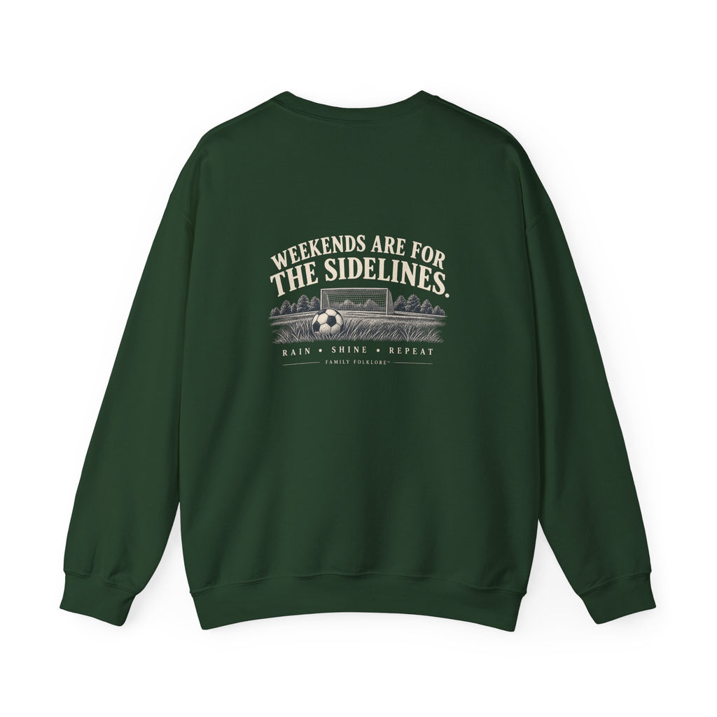 Weekends Are for the Sidelines Soccer Sweatshirt | Vintage Soccer Family Crewneck