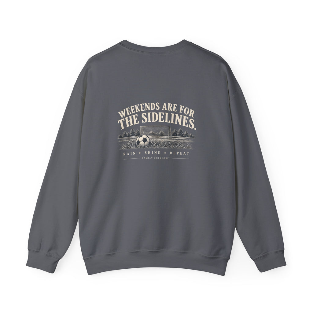 Weekends Are for the Sidelines Soccer Sweatshirt | Vintage Soccer Family Crewneck