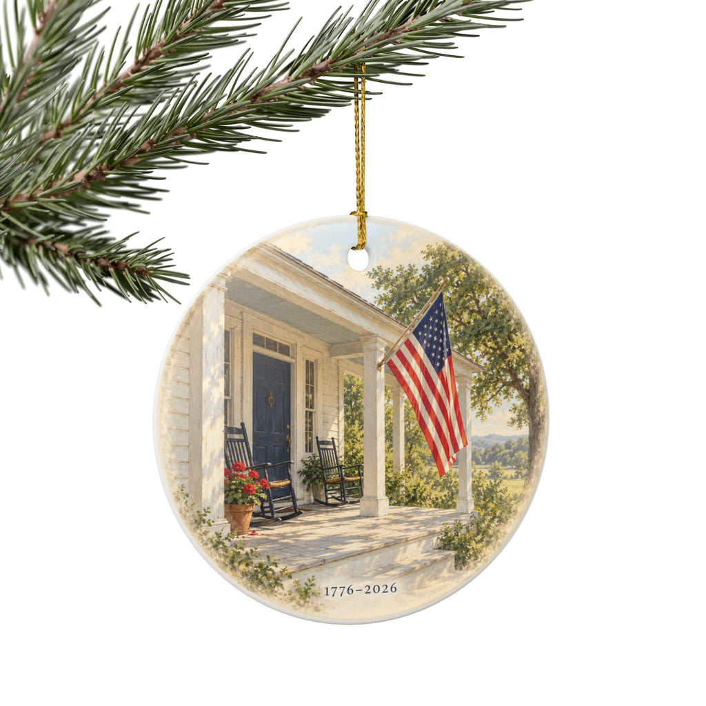 America’s 250th Anniversary Ornament | Heritage Flag | 1776–2026