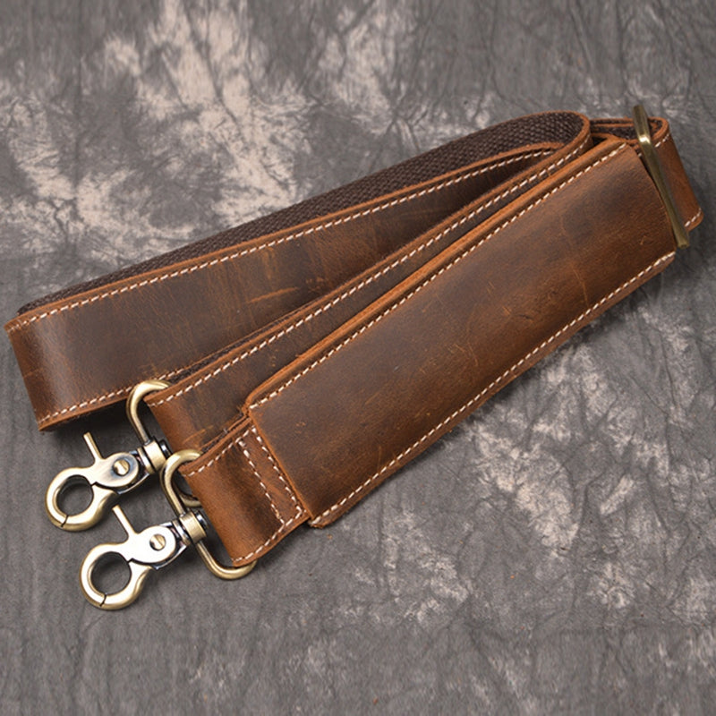 Full-Grain Leather Weekender Duffle Bag