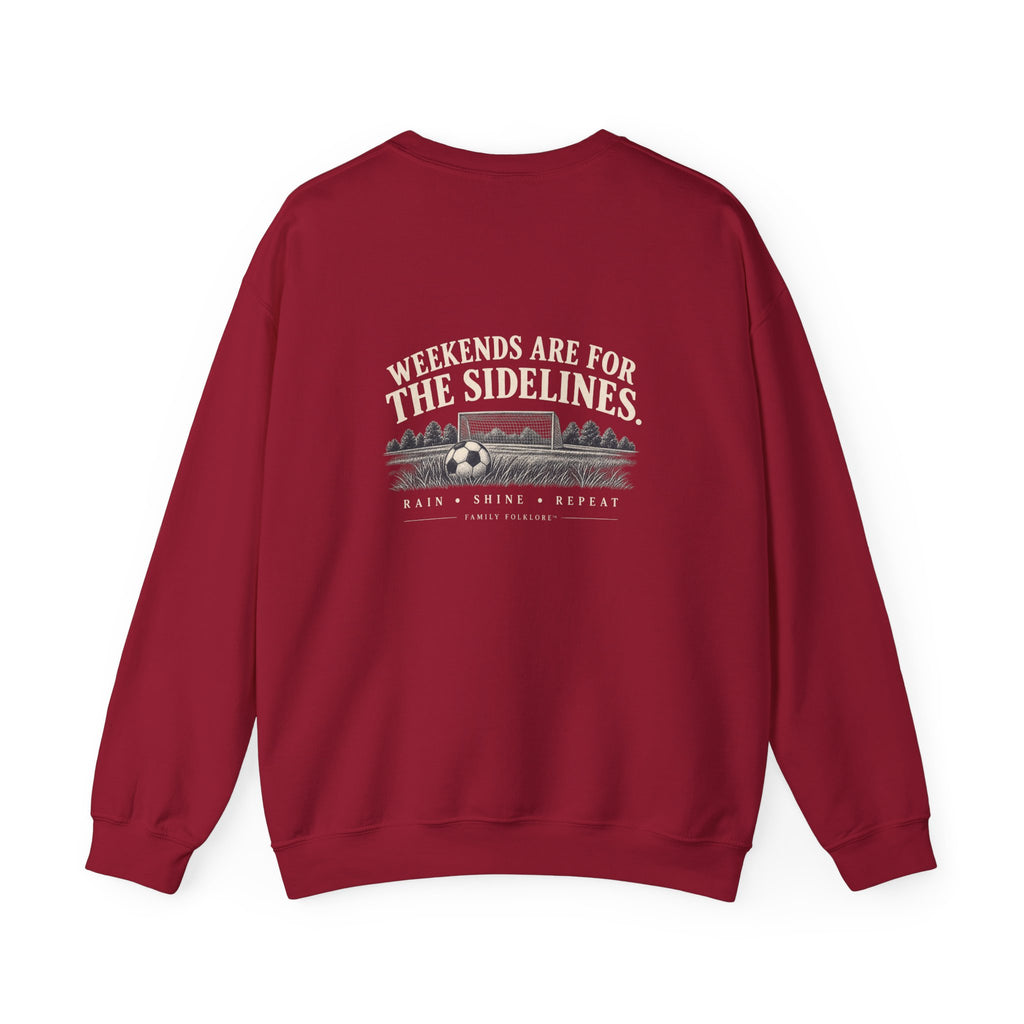 Weekends Are for the Sidelines Soccer Sweatshirt | Vintage Soccer Family Crewneck