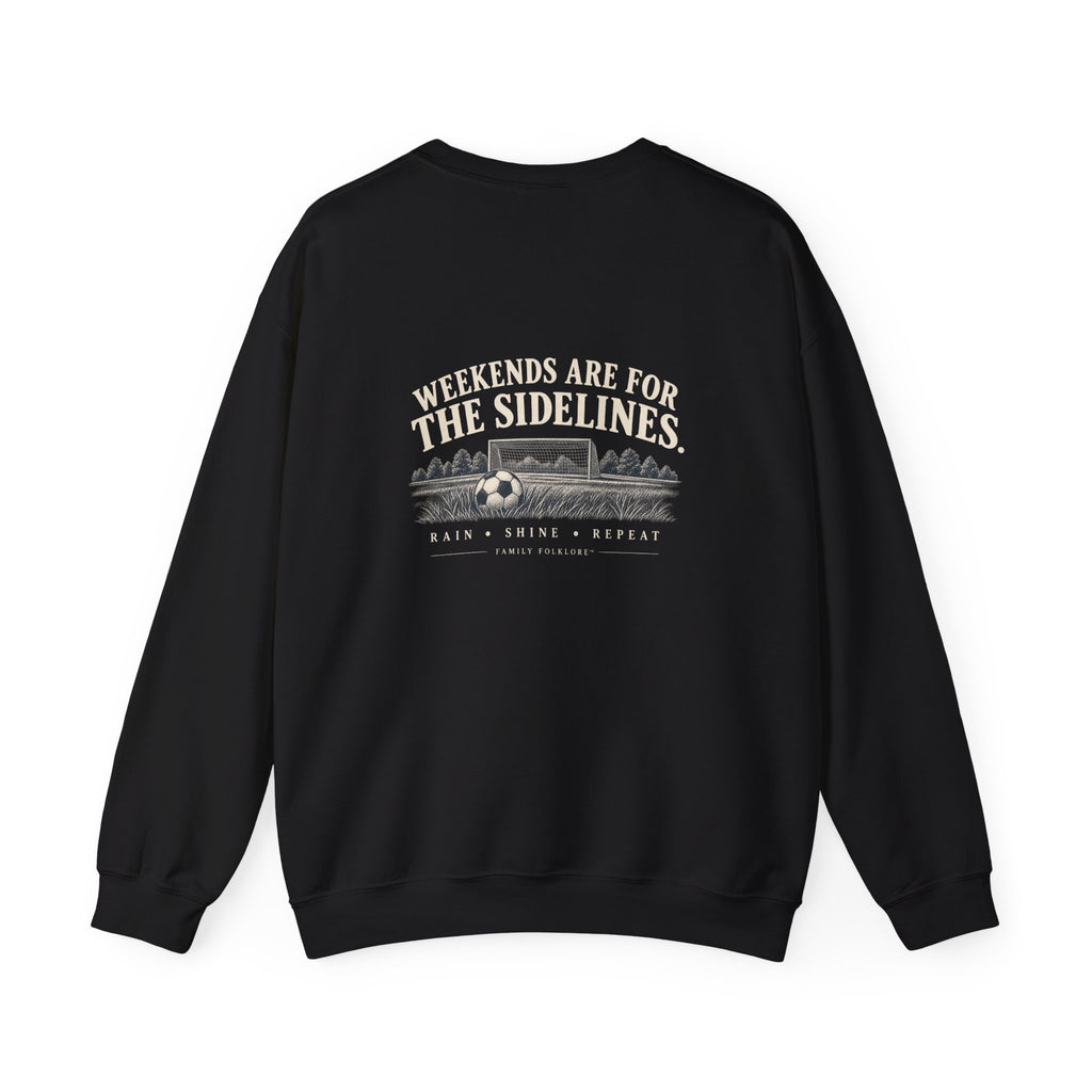 Weekends Are for the Sidelines Soccer Sweatshirt | Vintage Soccer Family Crewneck