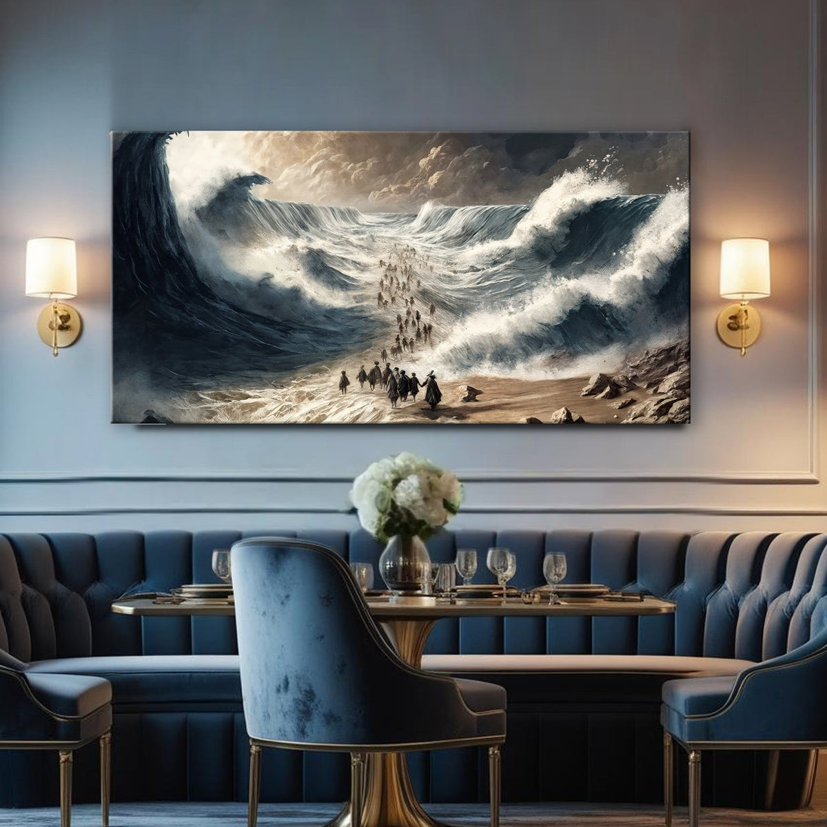 The Parting Christian Canvas Wall Art