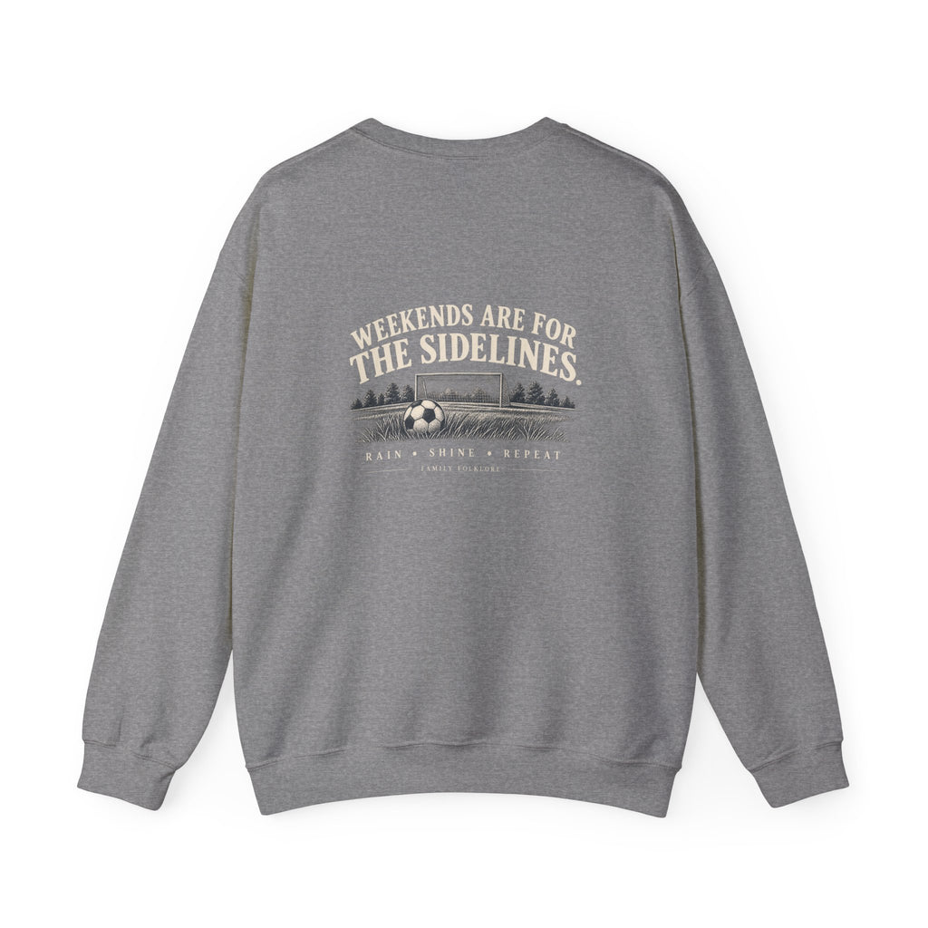 Weekends Are for the Sidelines Soccer Sweatshirt | Vintage Soccer Family Crewneck