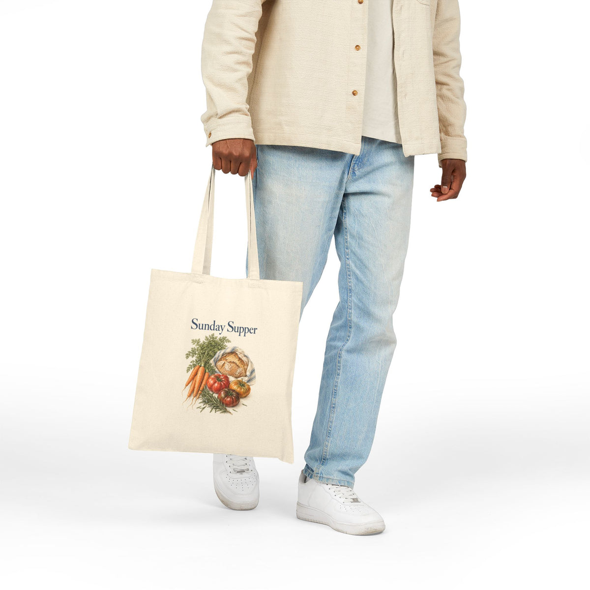 Sunday Supper — Natural Cotton Market Tote