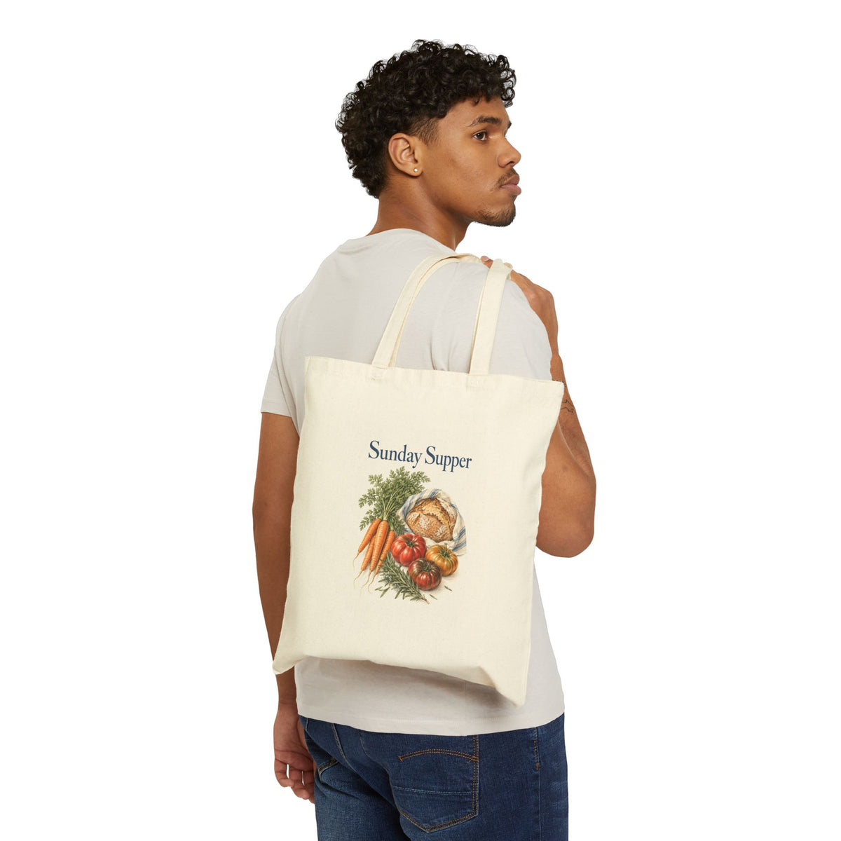 Sunday Supper — Natural Cotton Market Tote