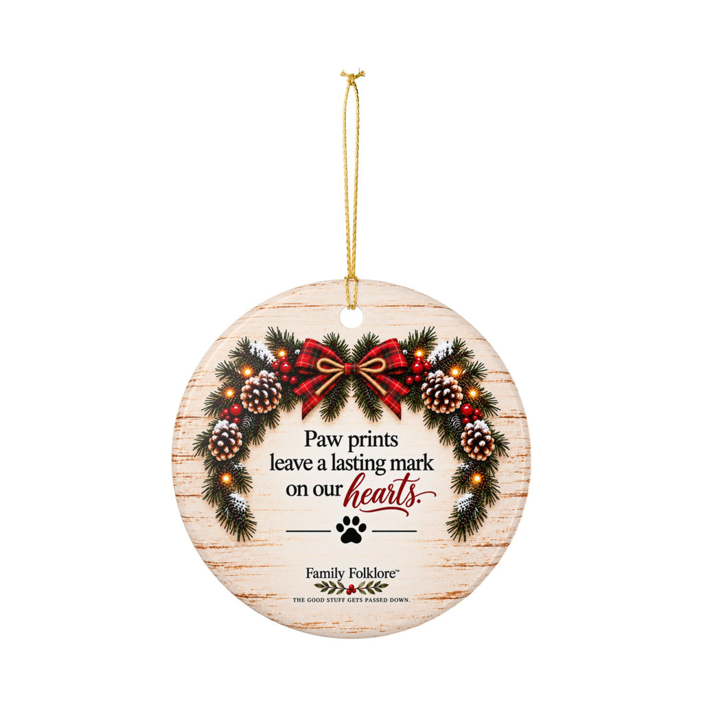 Personalized Pet Photo Christmas Ornament — Dog or Cat