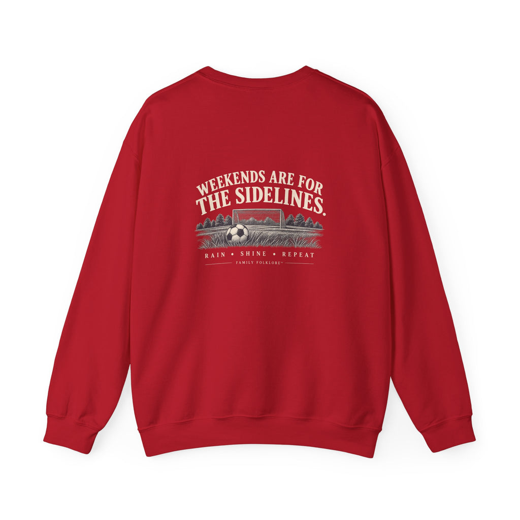 Weekends Are for the Sidelines Soccer Sweatshirt | Vintage Soccer Family Crewneck