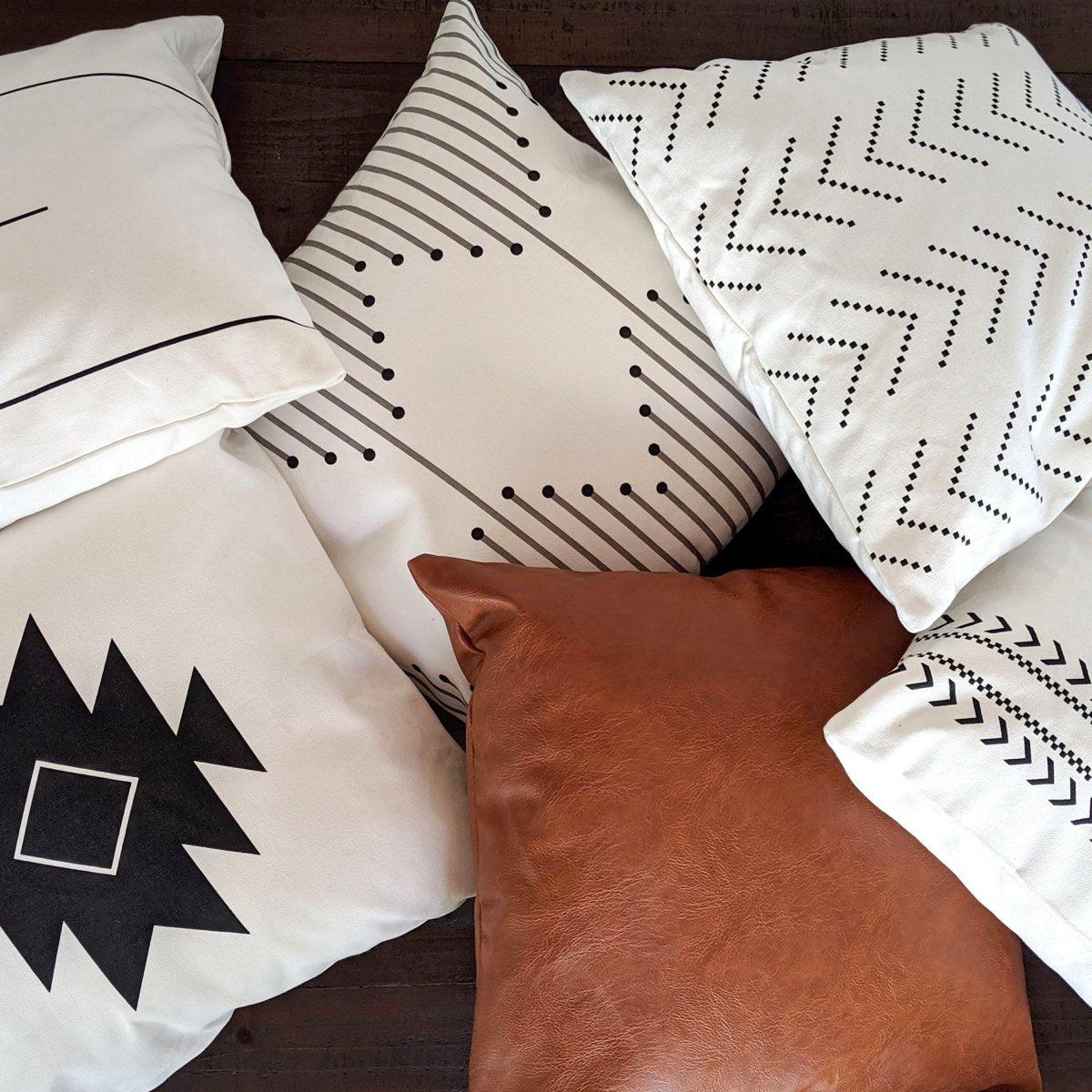Farmhouse Pillow Collection — Amber & Neutral Sets
