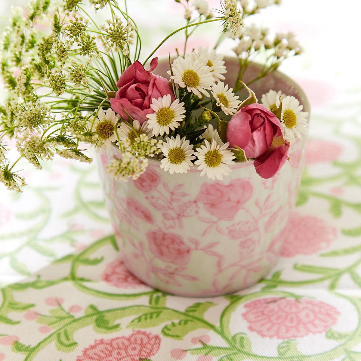 Mini Porcelain Cachepots — Choice of Color & Design