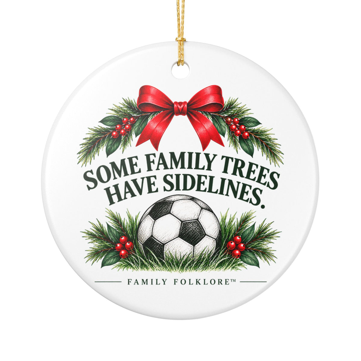 Sports Family Christmas Ornament — Five Sports