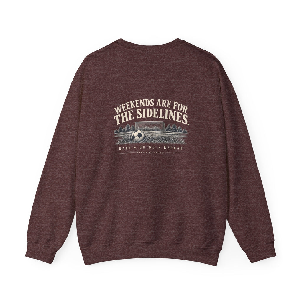 Weekends Are for the Sidelines Soccer Sweatshirt | Vintage Soccer Family Crewneck