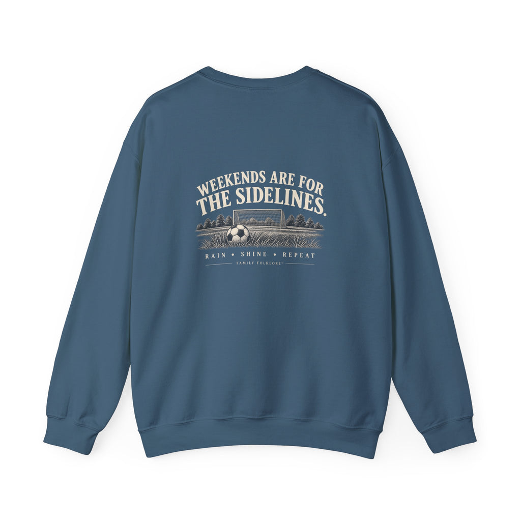 Weekends Are for the Sidelines Soccer Sweatshirt | Vintage Soccer Family Crewneck