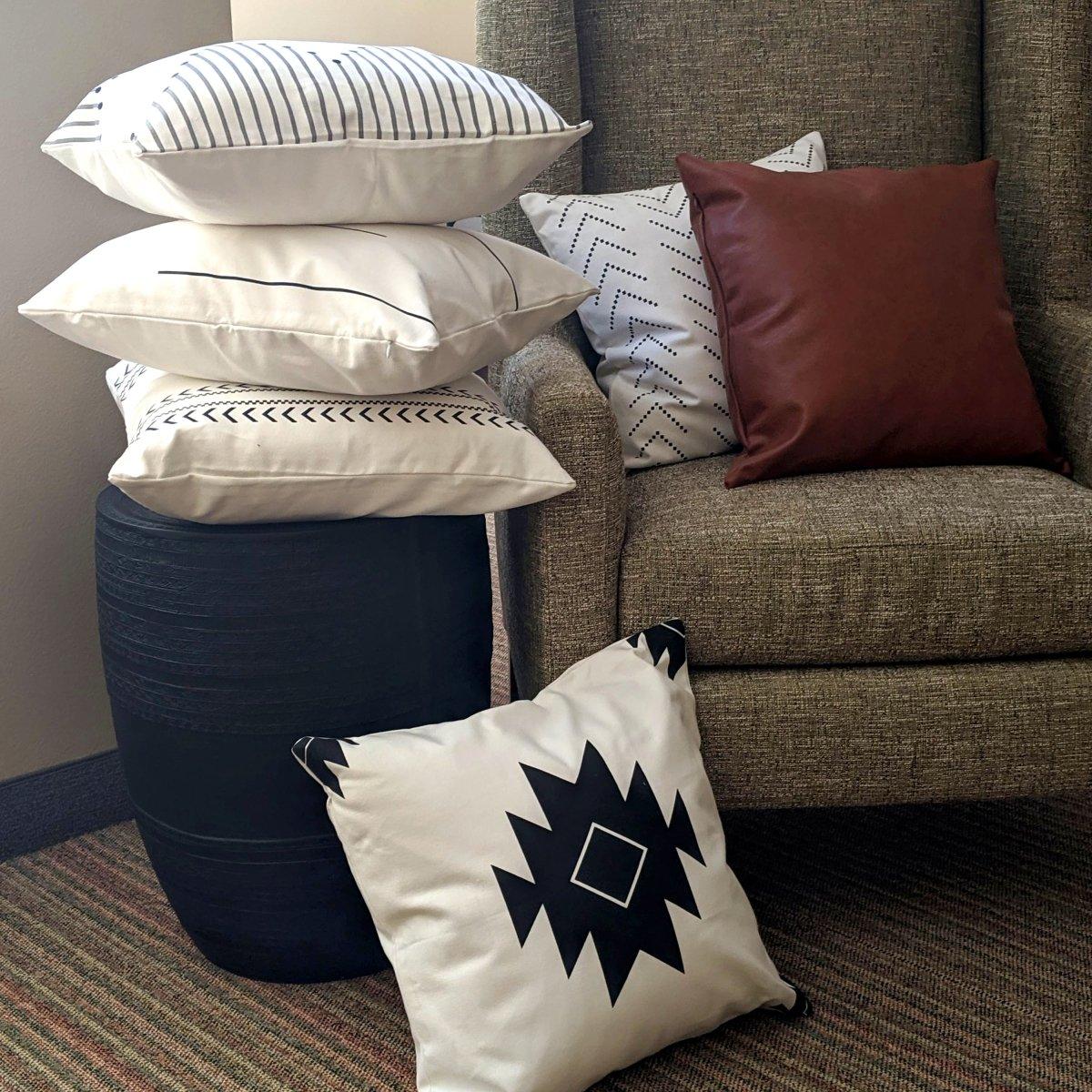 Farmhouse Pillow Collection — Amber & Neutral Sets