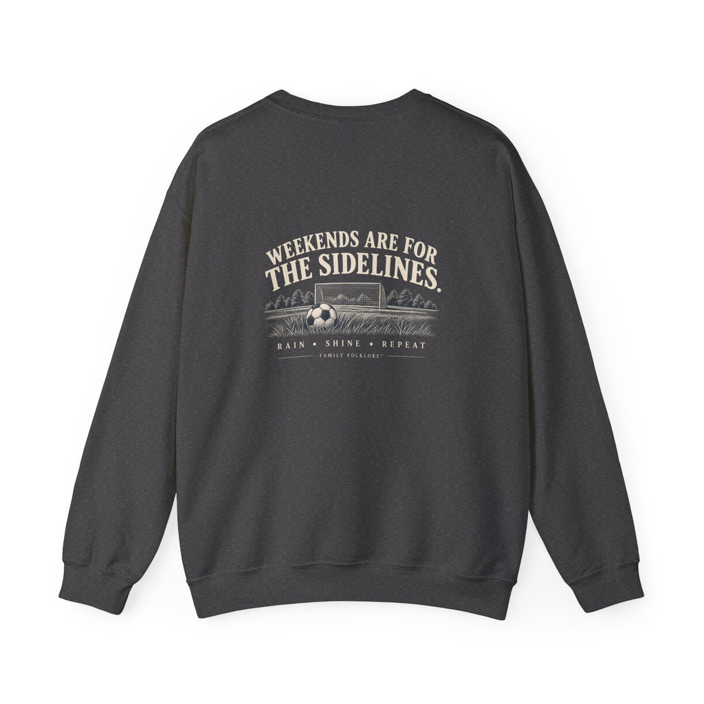 Weekends Are for the Sidelines Soccer Sweatshirt | Vintage Soccer Family Crewneck