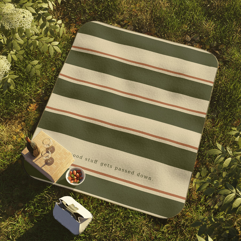 Heritage Stripe Picnic Blanket