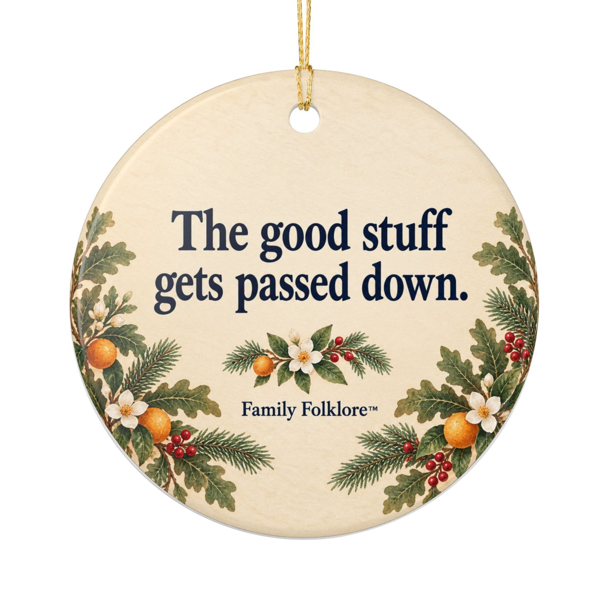 Personalized Florida Heritage Christmas Ornament, Custom Family Name & Year, Floridians Since Keepsake, Old Florida Family Gift