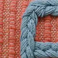 Blessed — Handwoven Braid Throw Pillow | 14 × 24