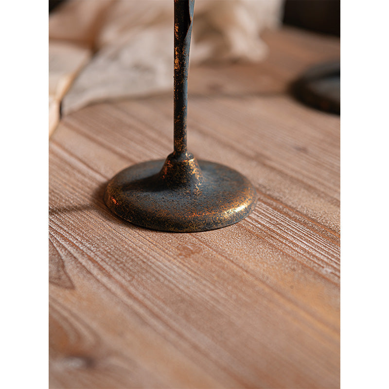 Botanical Iron Taper Candle Holder