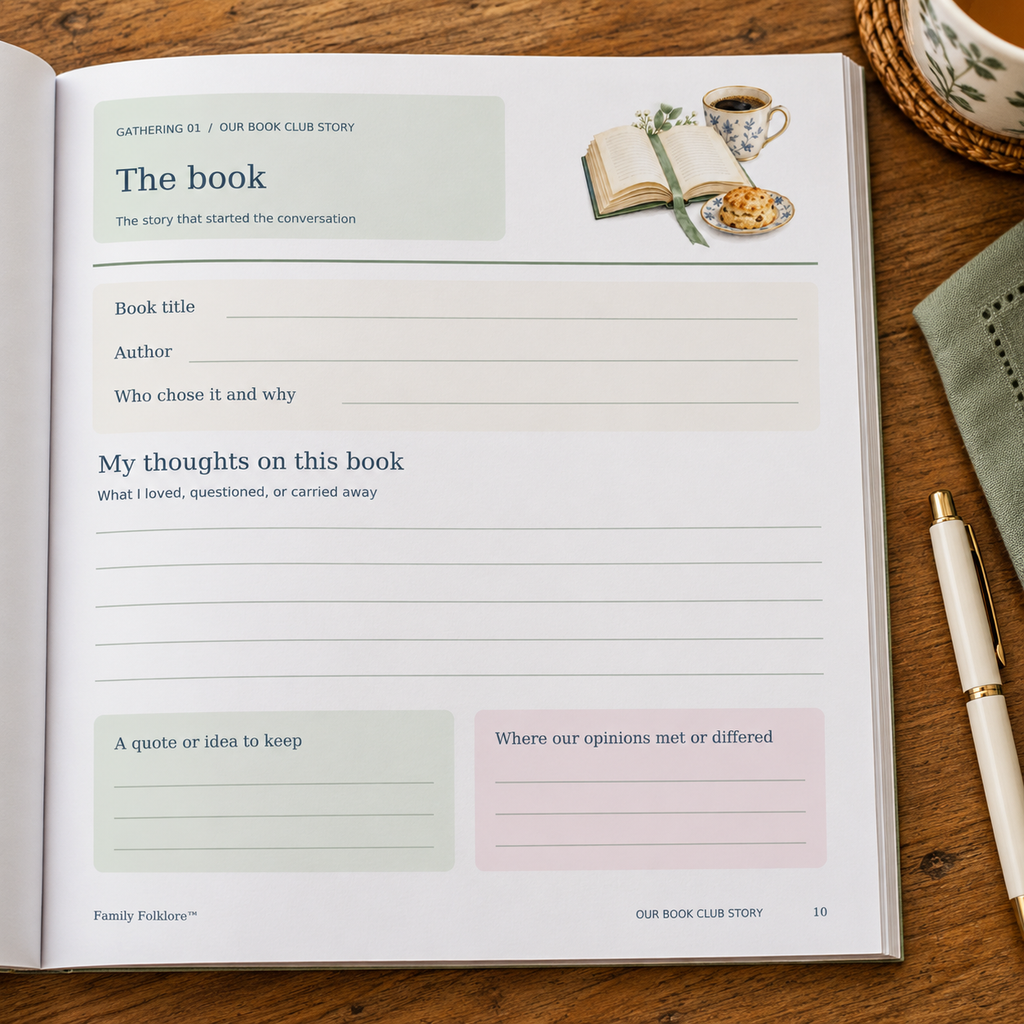 Our Book Club Story: A Keepsake of Books & Friendships