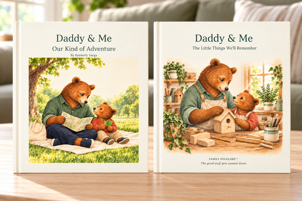 Daddy & Me Hardcover Storybook and Keepsake Bundle