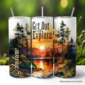 Get Out & Explore Personalized 20 oz Tumbler