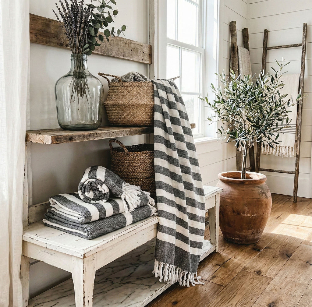 Bold Turkish Cotton Towel — 180 GSM