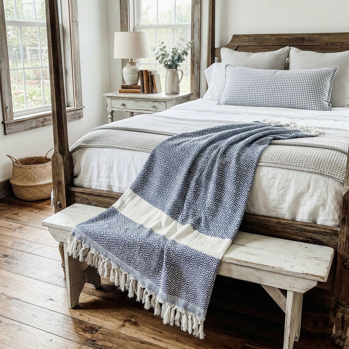 Haley Diamond Turkish Cotton Towel — 200 GSM