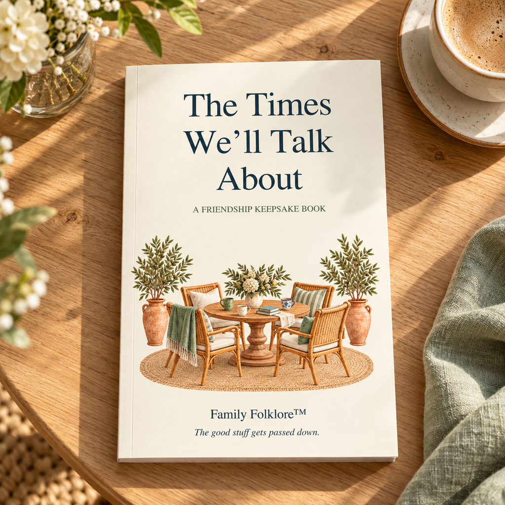 The Times We’ll Talk About: A Friendship Keepsake Book