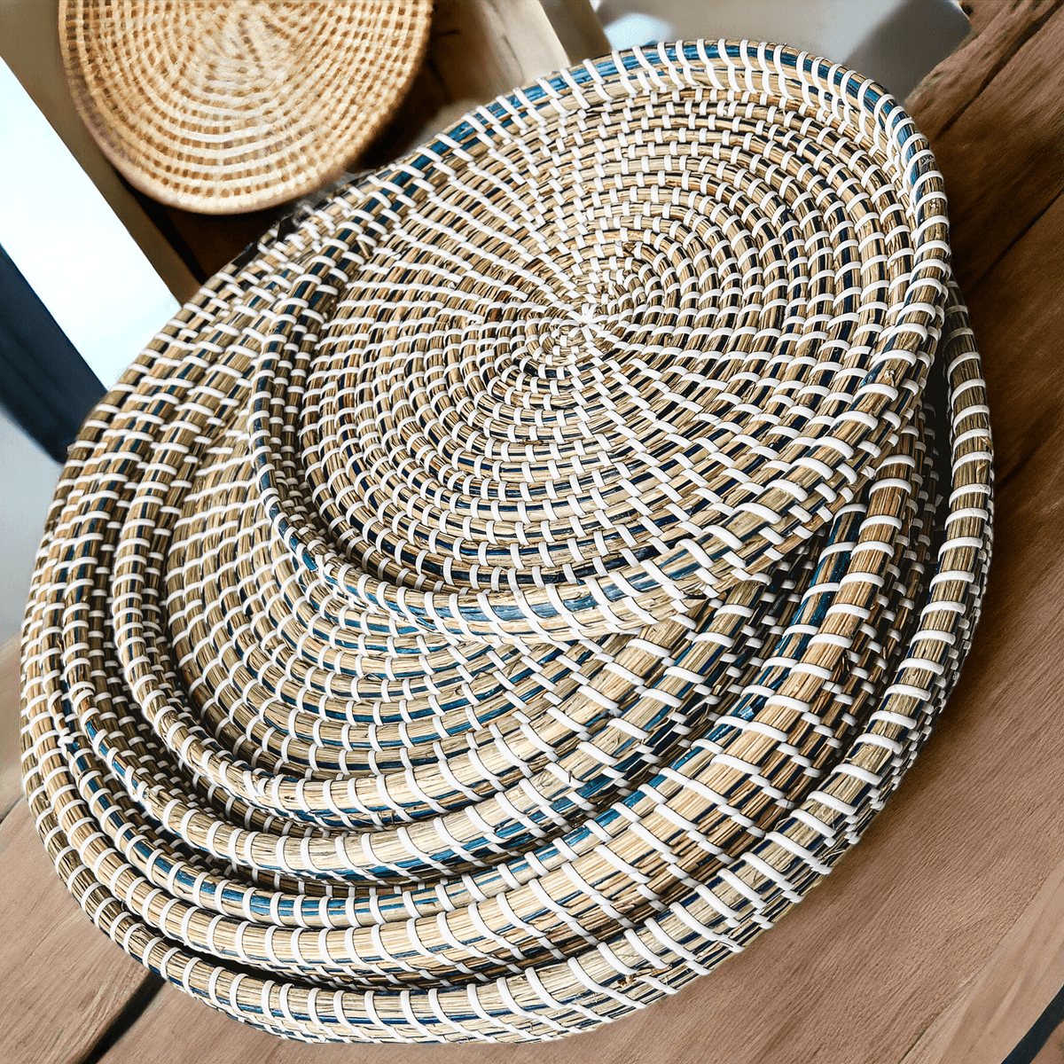 Handwoven Seagrass Trays — 6 Sizes