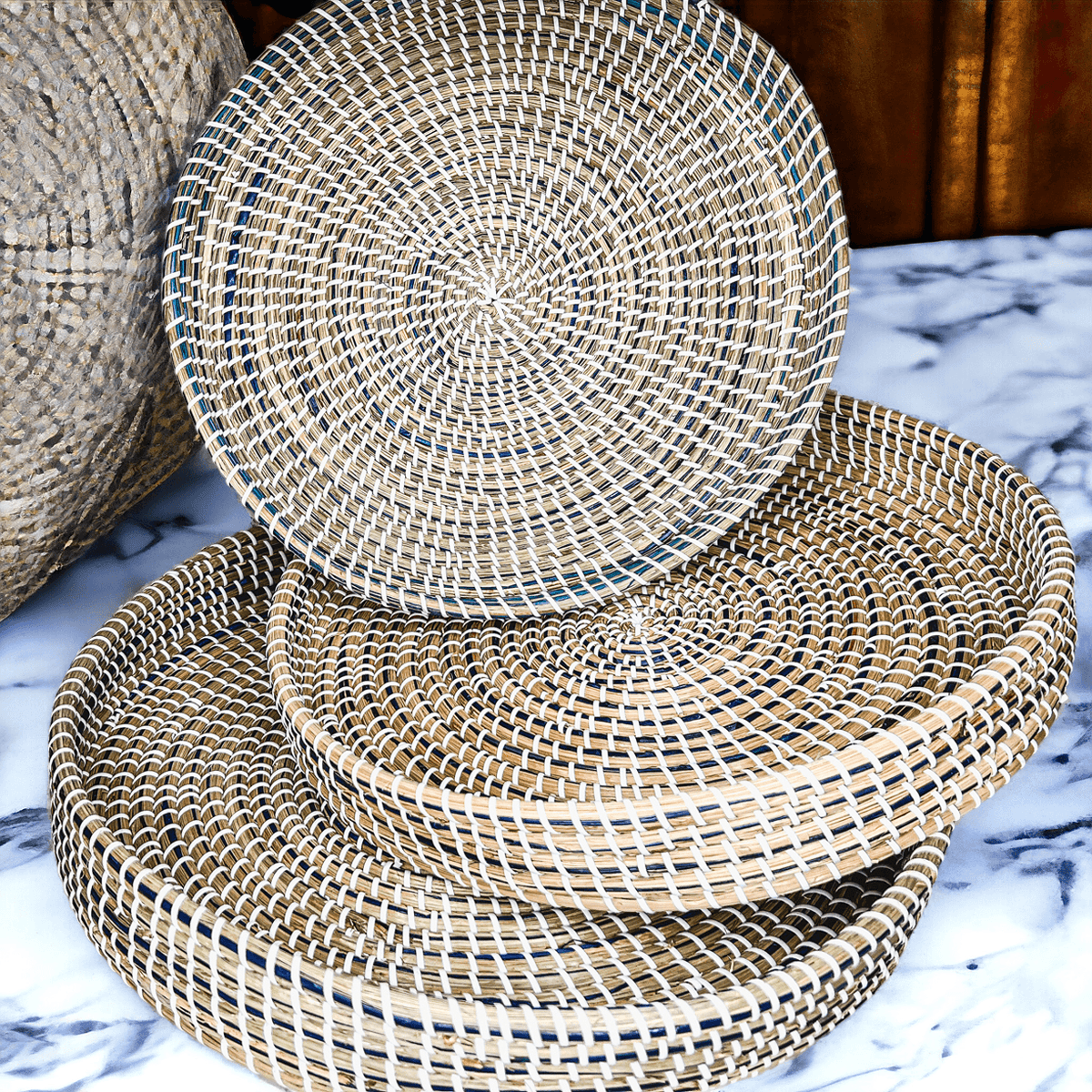 Handwoven Seagrass Trays — 6 Sizes