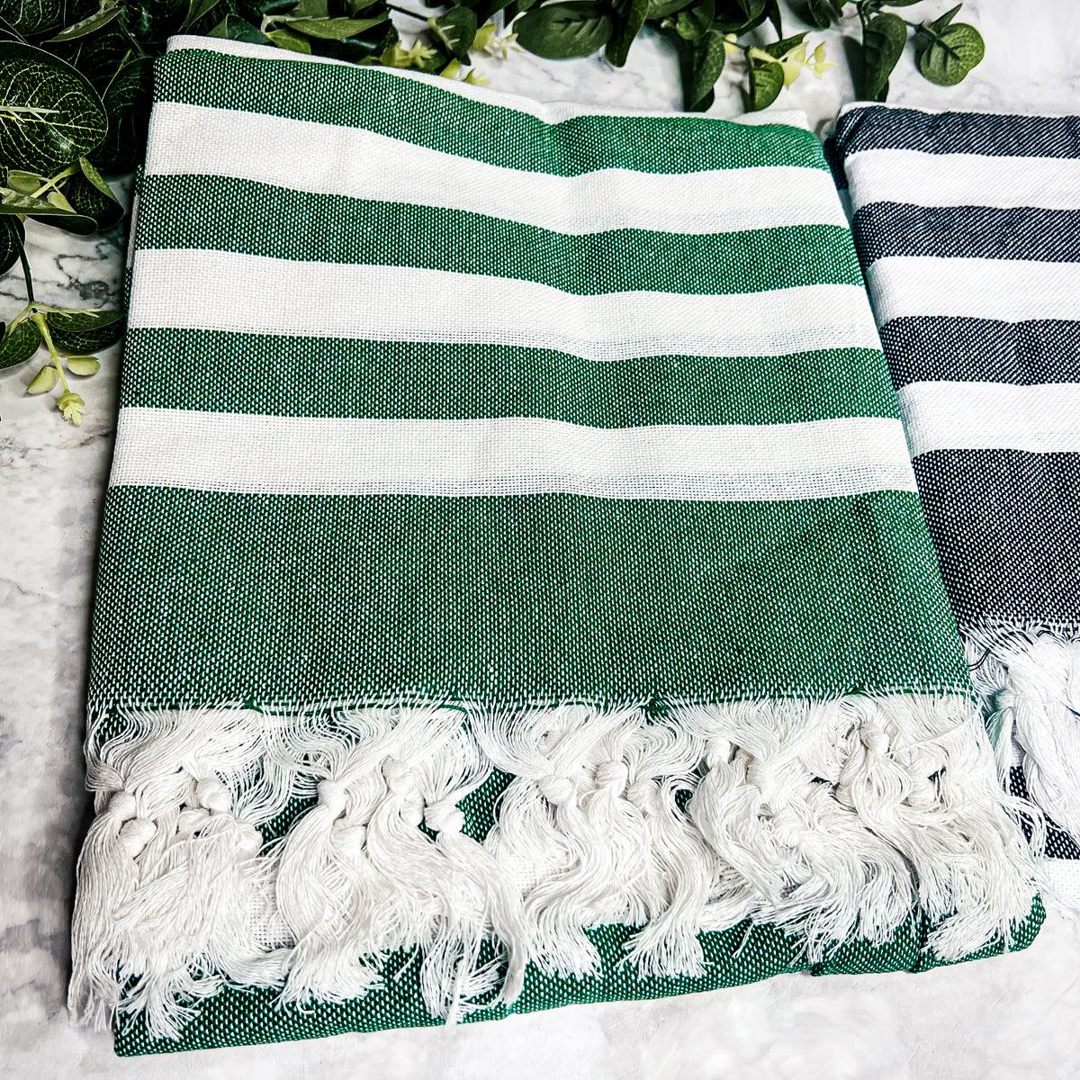 Bold Turkish Cotton Towel — 180 GSM