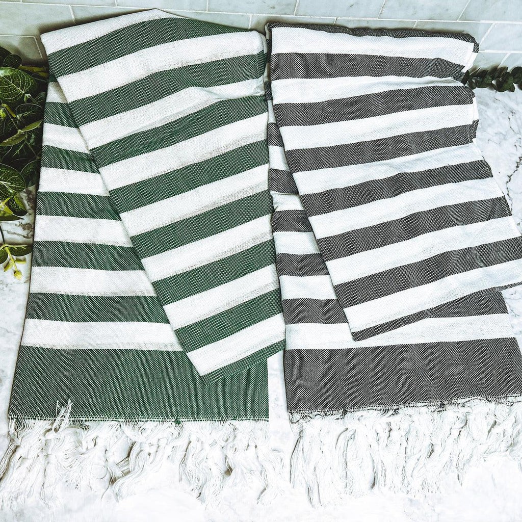 Bold Turkish Cotton Towel — 180 GSM