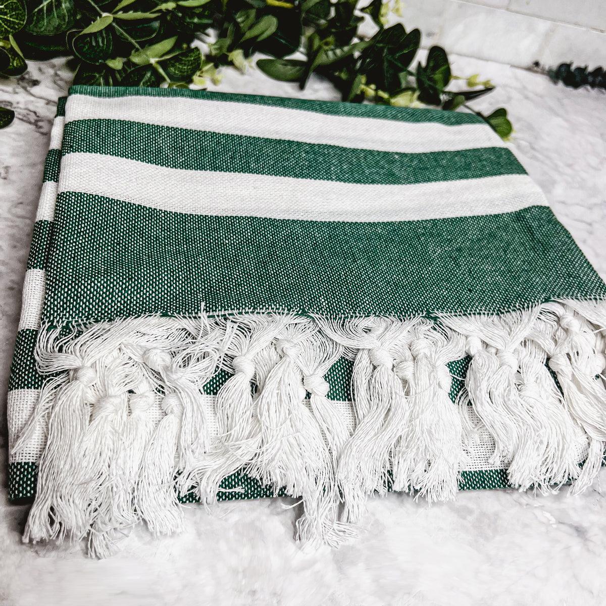 Bold Turkish Cotton Towel — 180 GSM