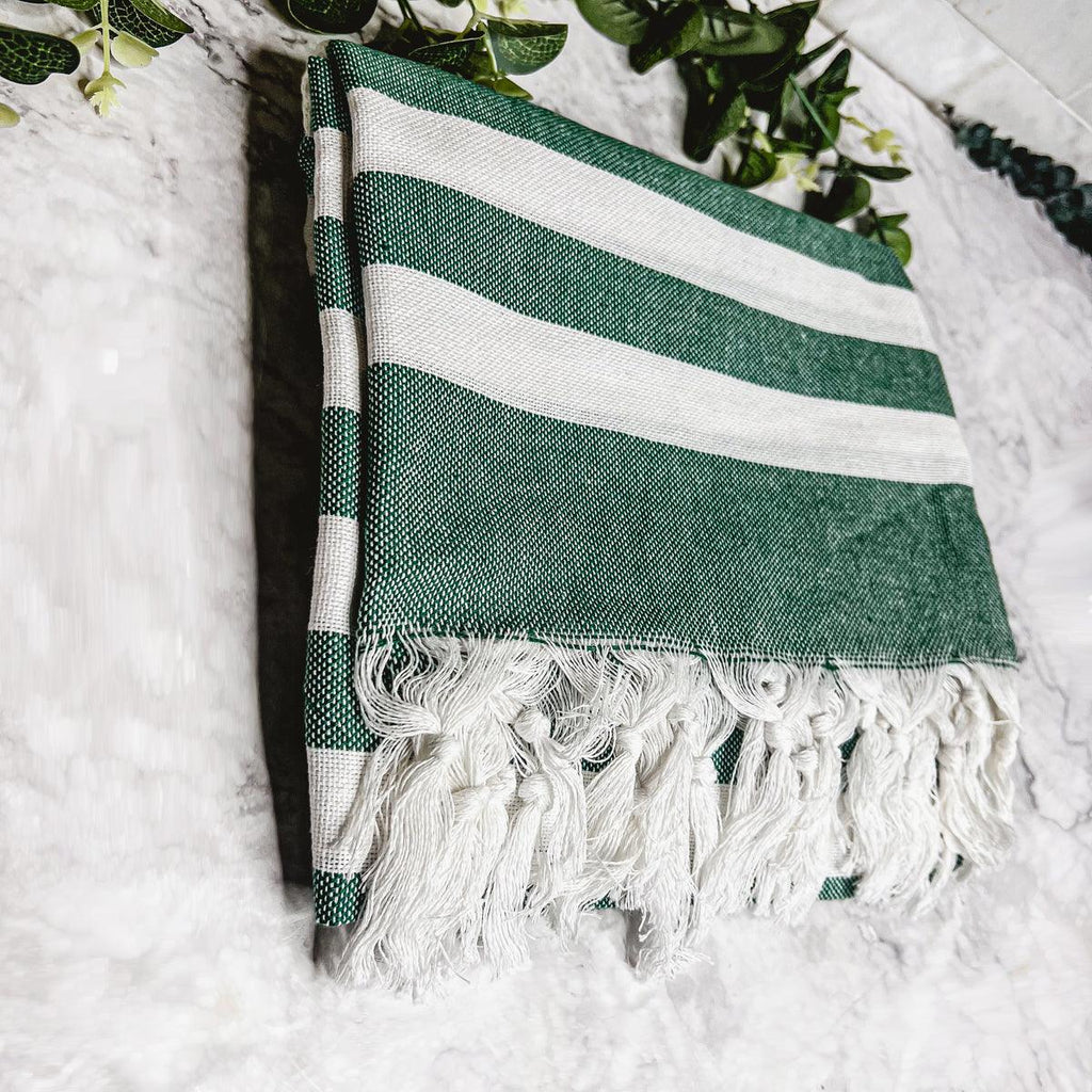 Bold Turkish Cotton Towel — 180 GSM