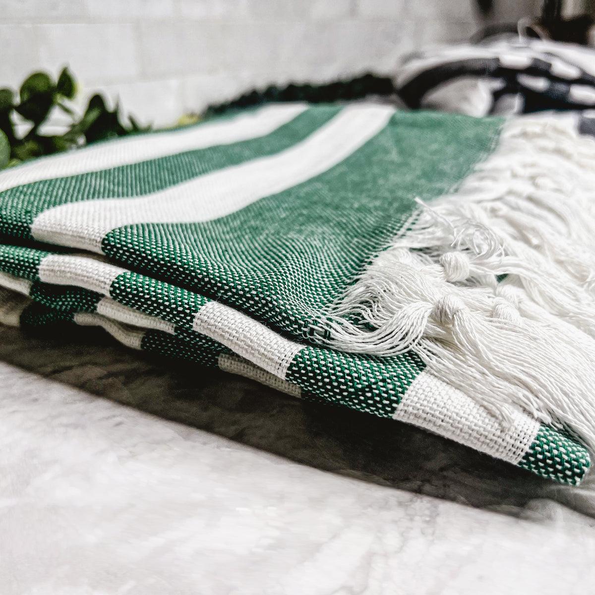 Bold Turkish Cotton Towel — 180 GSM